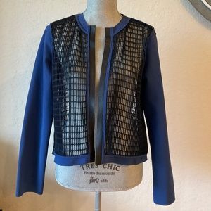 Elie Tahari Cover mesh style. Beautiful blue color ,size S